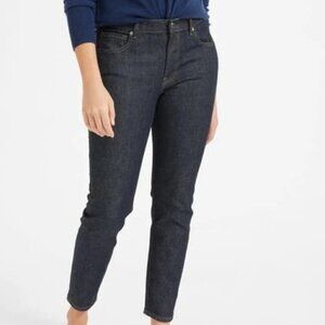 Everlane Mid-rise skinny jean dark indigo wash denim women new 26